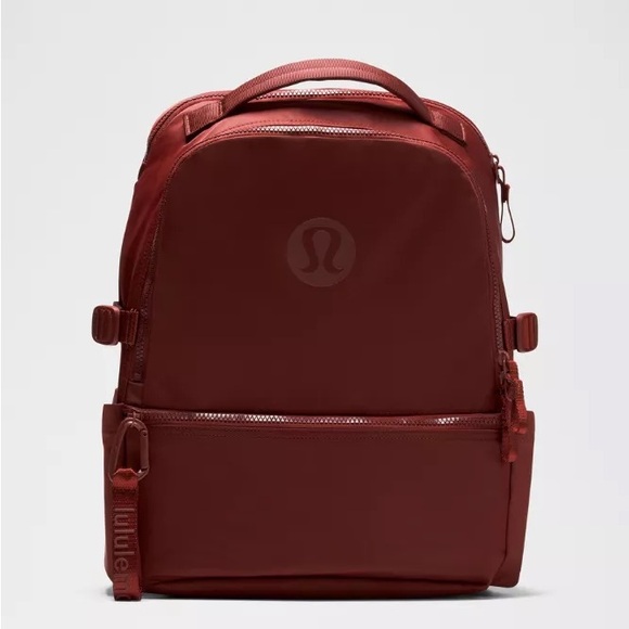 lululemon fundamental backpack Every day 2.0 23L (001) Exterior Zippered Pocket To Secure Your Valuables Lululemon New Crew Backpack 22L
